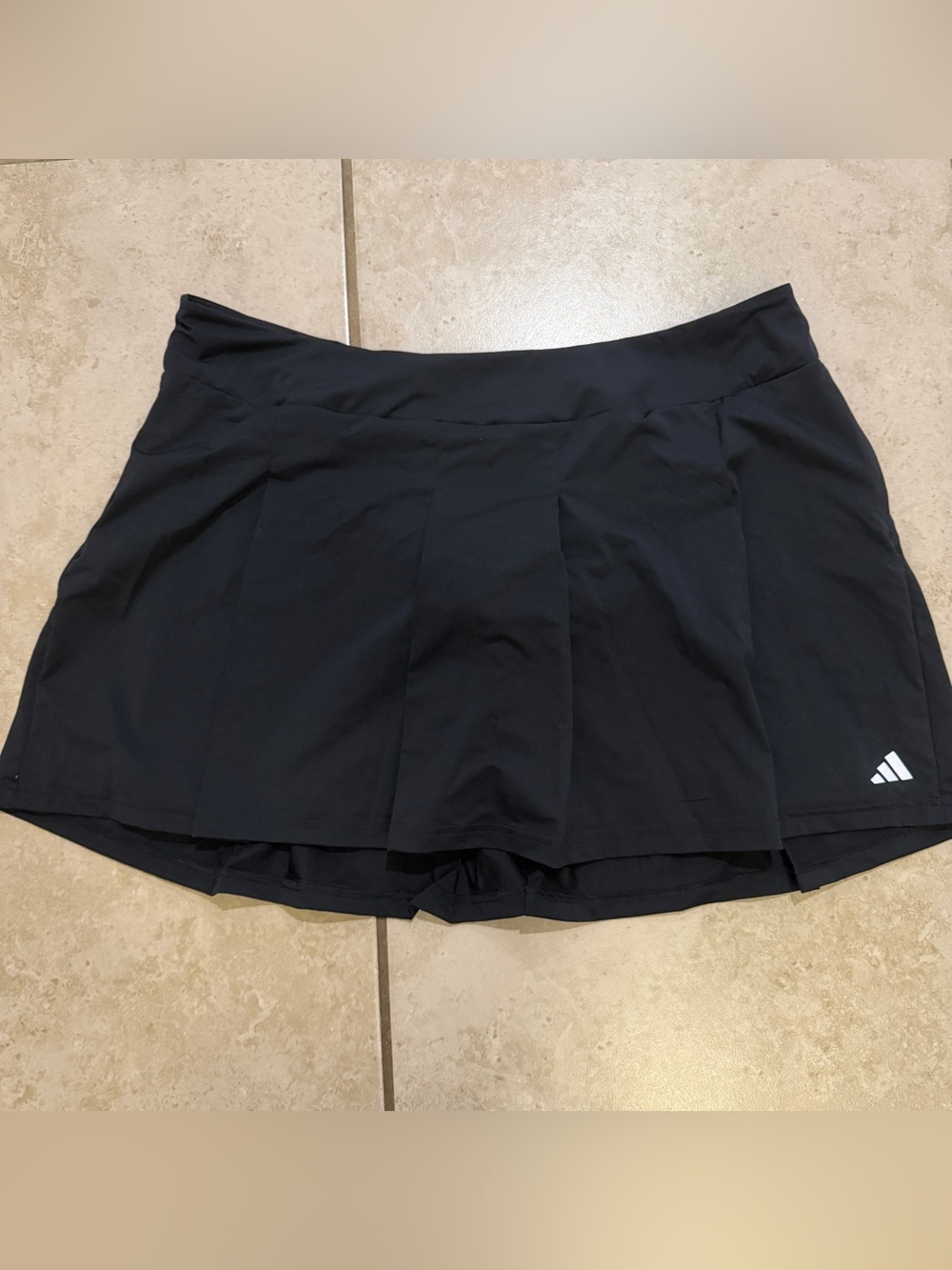Adidas Women’s Ultimate365 Pleated Golf Skort Charcoal Black XXL NWT